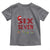 Funny Six Seven Christmas Toddler T Shirt 67 Meme Gen Alpha Slang Red Plaid Xmas Pajamas - Wonder Print Shop