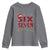 Funny Six Seven Christmas Youth Sweatshirt 67 Meme Gen Alpha Slang Red Plaid Xmas Pajamas - Wonder Print Shop