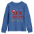 Funny Six Seven Christmas Youth Sweatshirt 67 Meme Gen Alpha Slang Red Plaid Xmas Pajamas - Wonder Print Shop