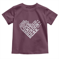 MLK Toddler T Shirt I Have Decided To Stick With Love Martin Luther King Black History Month