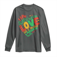 Martin Luther King Long Sleeve Shirt I Have Decided to Stick With Love MLK Black History Month - Wonder Print Shop