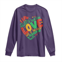 Martin Luther King Long Sleeve Shirt I Have Decided to Stick With Love MLK Black History Month - Wonder Print Shop