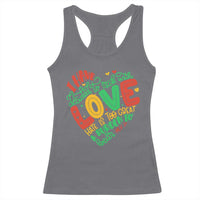 Martin Luther King Racerback Tank Top I Have Decided to Stick With Love MLK Black History Month - Wonder Print Shop
