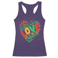 Martin Luther King Racerback Tank Top I Have Decided to Stick With Love MLK Black History Month - Wonder Print Shop