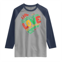 Martin Luther King Raglan Shirt I Have Decided to Stick With Love MLK Black History Month - Wonder Print Shop