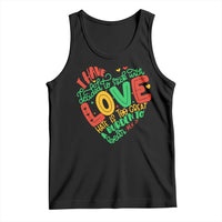 Martin Luther King Tank Top I Have Decided to Stick With Love MLK Black History Month - Wonder Print Shop