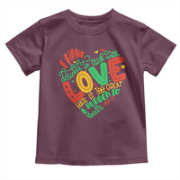 Martin Luther King Toddler T Shirt I Have Decided to Stick With Love MLK Black History Month - Wonder Print Shop