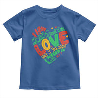 Martin Luther King Toddler T Shirt I Have Decided to Stick With Love MLK Black History Month - Wonder Print Shop