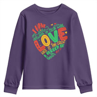 Martin Luther King Youth Sweatshirt I Have Decided to Stick With Love MLK Black History Month - Wonder Print Shop
