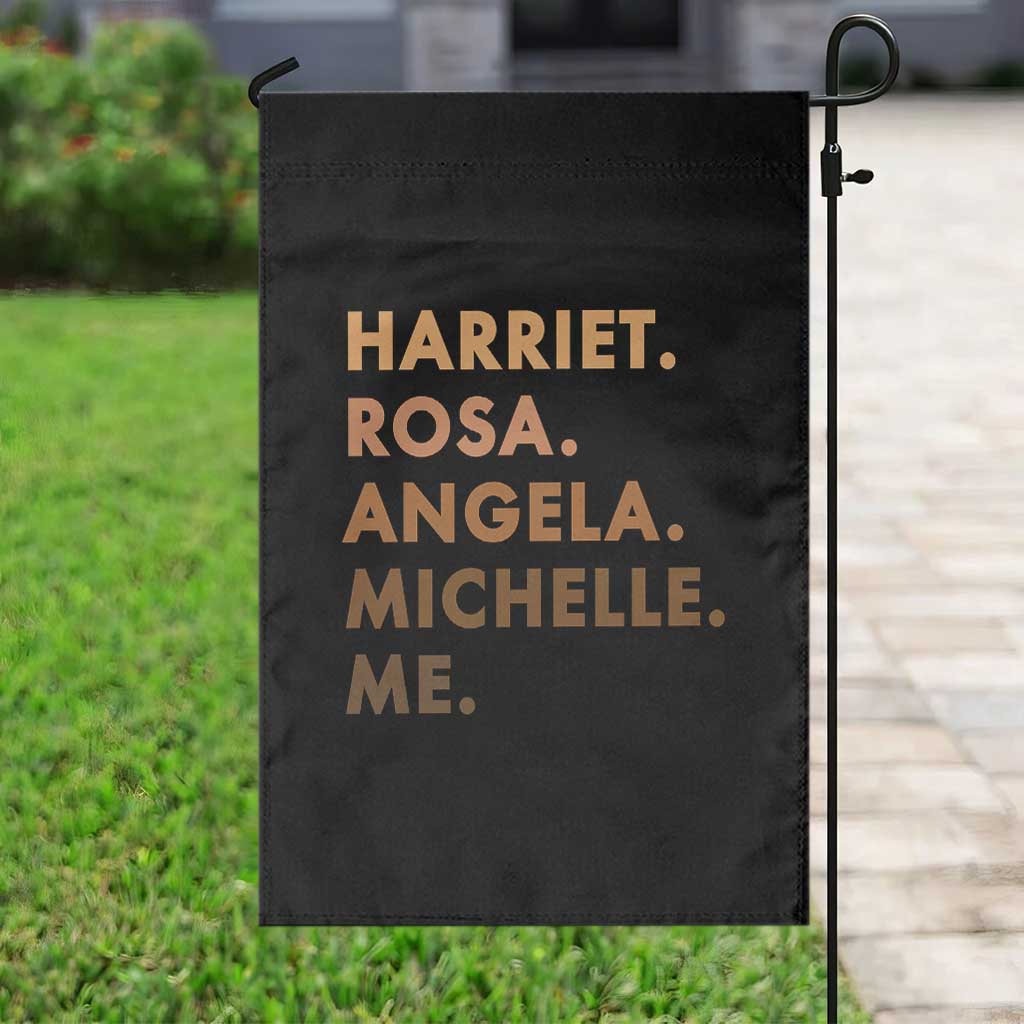 Harriet Rosa Angela Michelle Me Garden Flag Black History Month Feminist Women Leaders - Wonder Print Shop