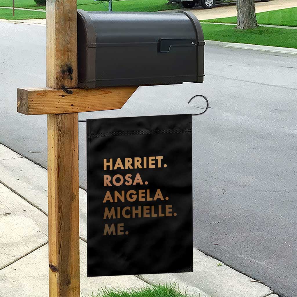 Harriet Rosa Angela Michelle Me Garden Flag Black History Month Feminist Women Leaders - Wonder Print Shop