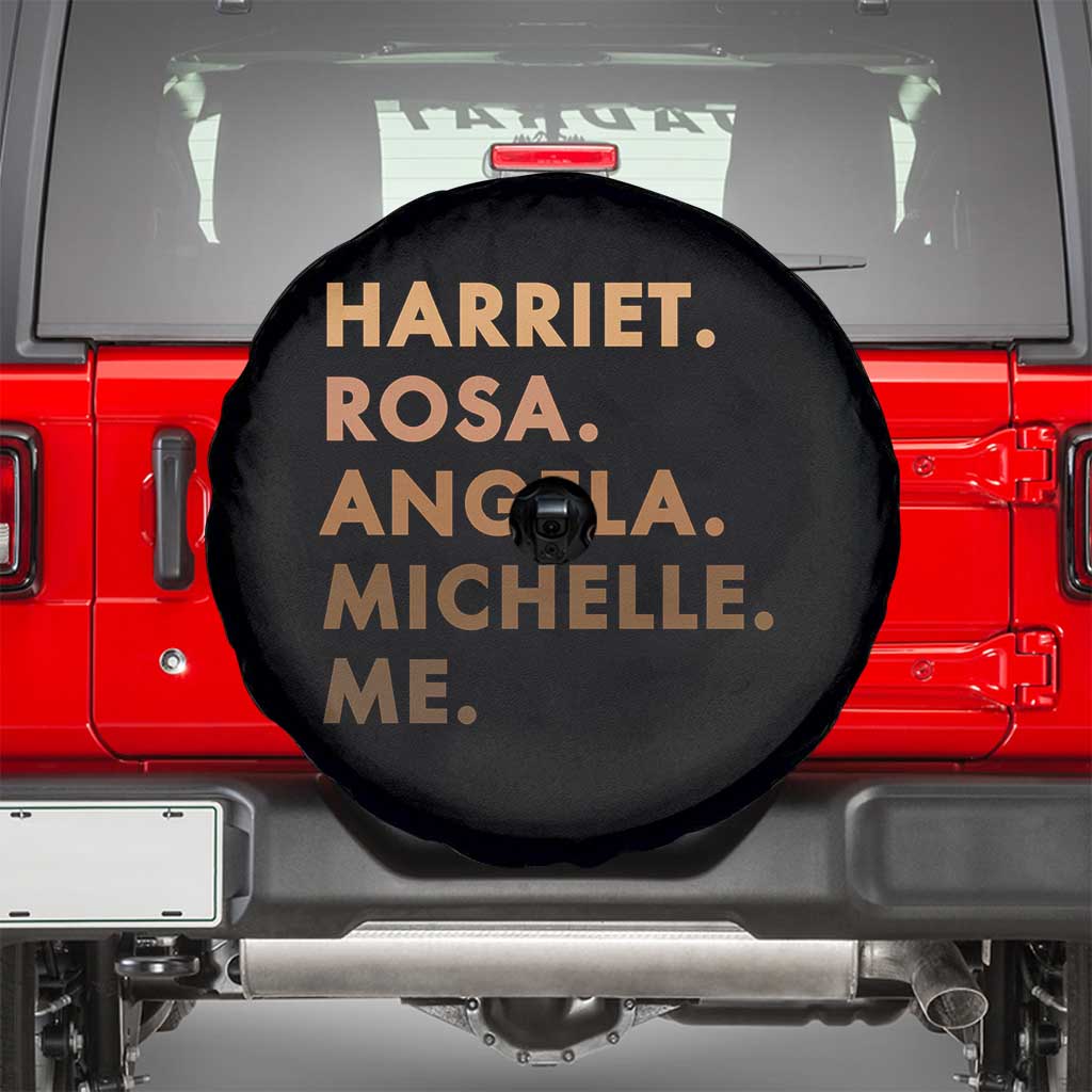 Harriet Rosa Angela Michelle Me Spare Tire Cover Black History Month Feminist Women Leaders - Wonder Print Shop
