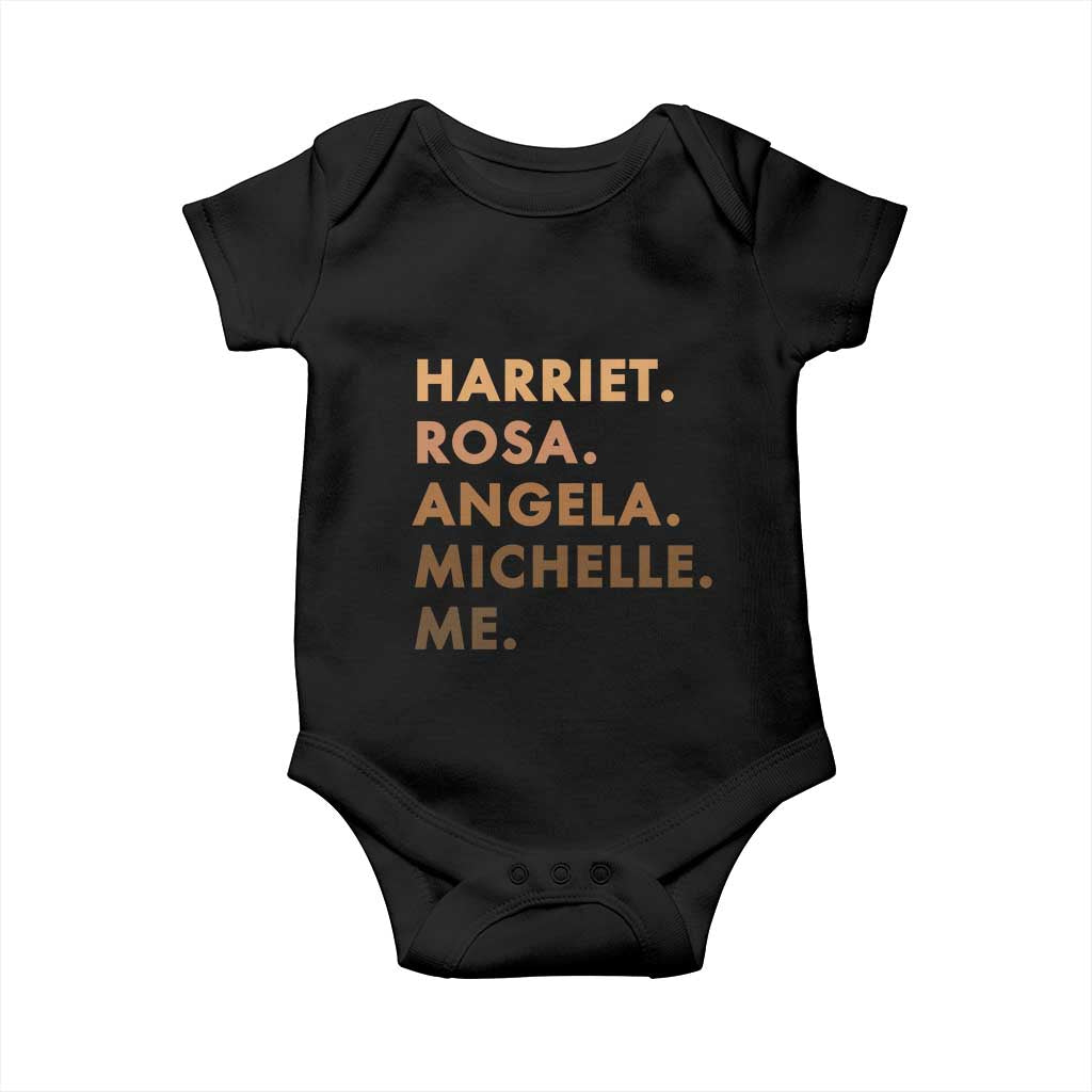 Harriet Rosa Angela Michelle Me Baby Onesie Black History Month Feminist Women Leaders - Wonder Print Shop