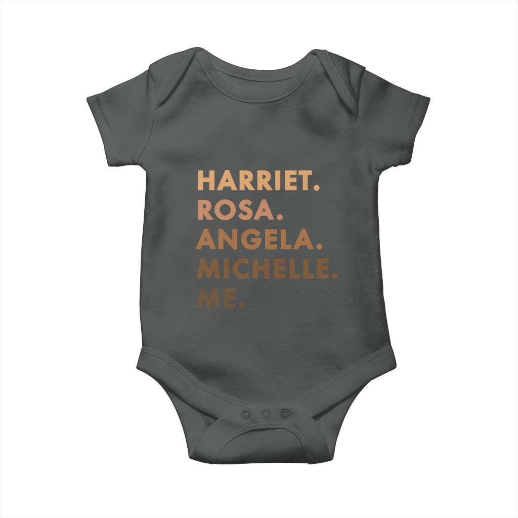 Harriet Rosa Angela Michelle Me Baby Onesie Black History Month Feminist Women Leaders - Wonder Print Shop