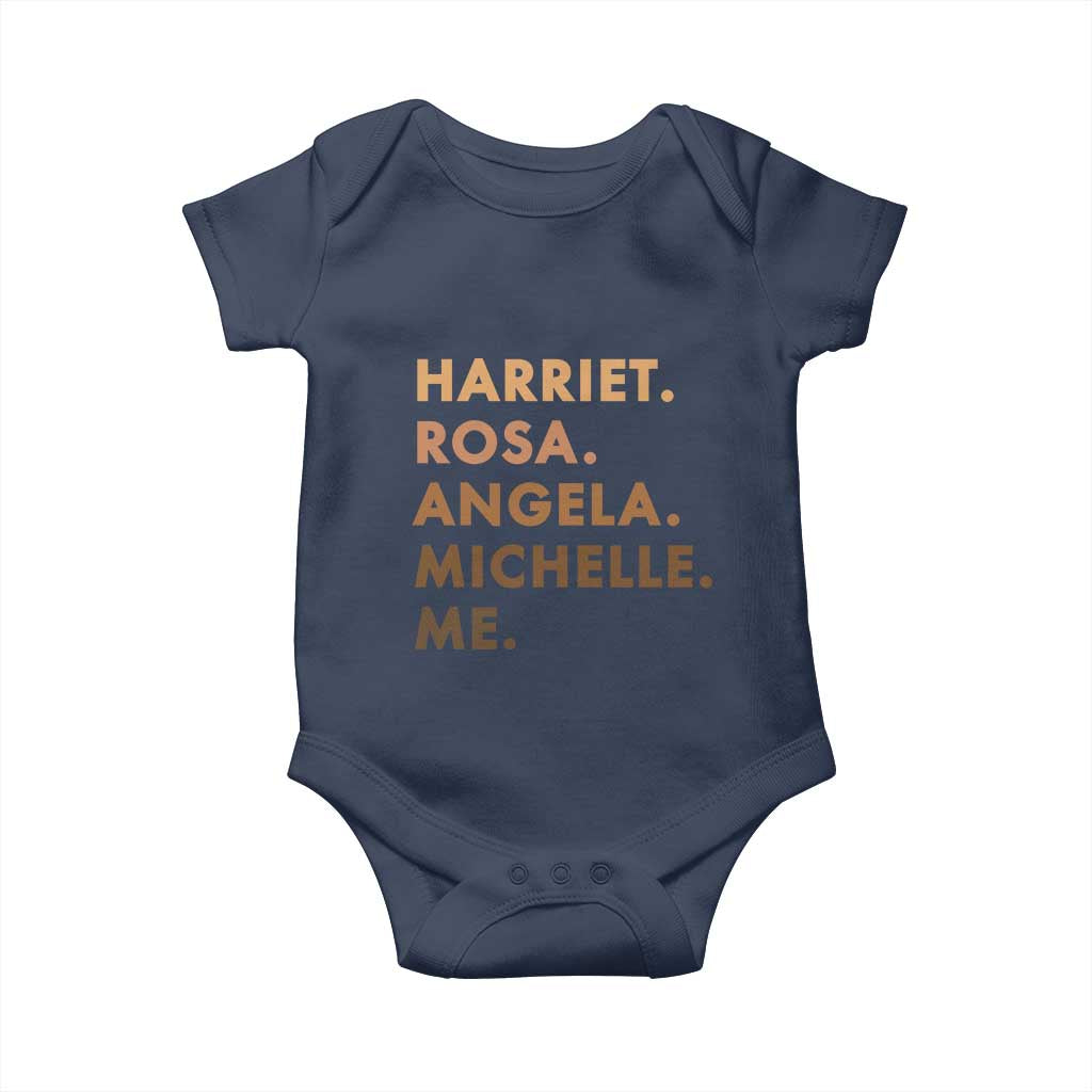 Harriet Rosa Angela Michelle Me Baby Onesie Black History Month Feminist Women Leaders - Wonder Print Shop