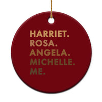 Harriet Rosa Angela Michelle Me Ceramic Ornament Black History Month Feminist Women Leaders - Wonder Print Shop