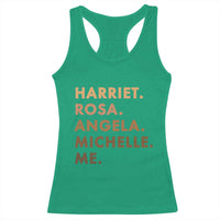 Harriet Rosa Angela Michelle Me Racerback Tank Top Black History Month Feminist Women Leaders - Wonder Print Shop