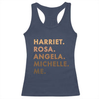Harriet Rosa Angela Michelle Me Racerback Tank Top Black History Month Feminist Women Leaders - Wonder Print Shop