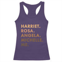 Harriet Rosa Angela Michelle Me Racerback Tank Top Black History Month Feminist Women Leaders - Wonder Print Shop