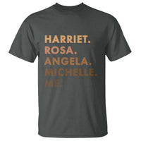 Harriet Rosa Angela Michelle Me T Shirt Black History Month Feminist Women Leaders - Wonder Print Shop