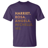 Harriet Rosa Angela Michelle Me T Shirt Black History Month Feminist Women Leaders - Wonder Print Shop
