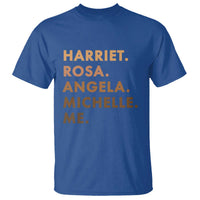 Harriet Rosa Angela Michelle Me T Shirt Black History Month Feminist Women Leaders - Wonder Print Shop