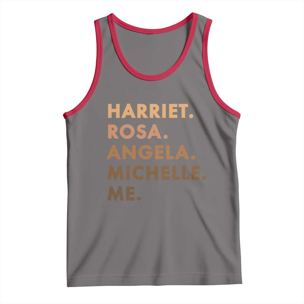 Harriet Rosa Angela Michelle Me Tank Top Black History Month Feminist Women Leaders - Wonder Print Shop