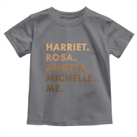 Harriet Rosa Angela Michelle Me Toddler T Shirt Black History Month Feminist Women Leaders - Wonder Print Shop
