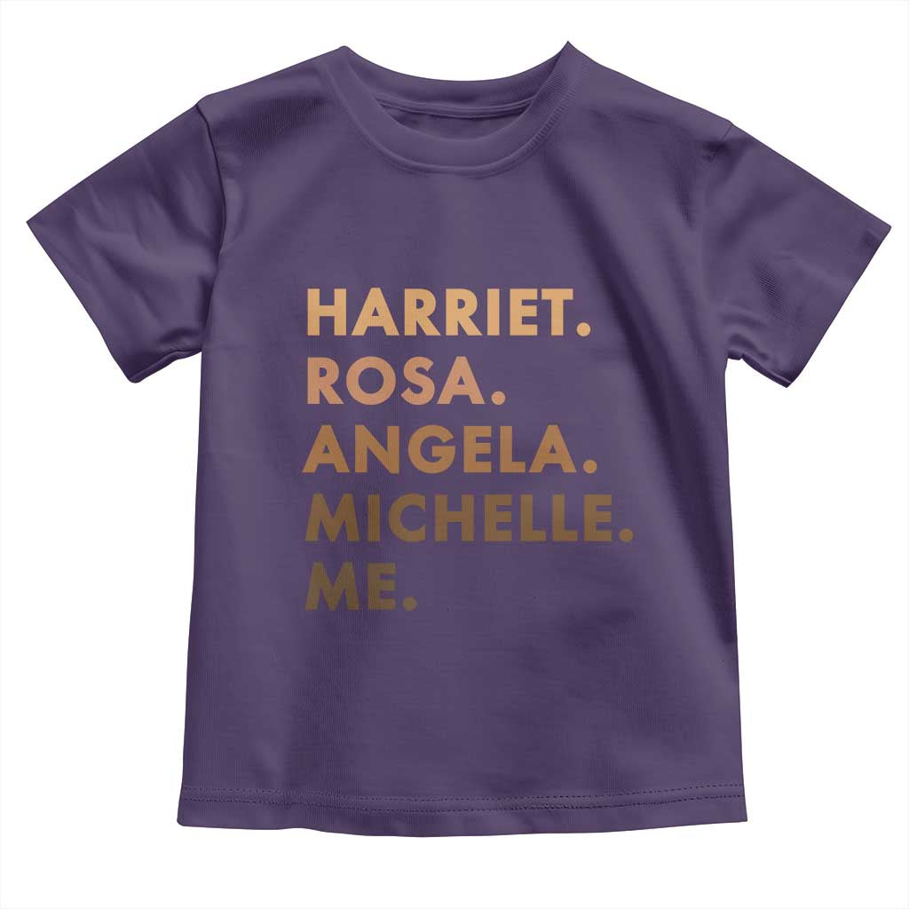 Harriet Rosa Angela Michelle Me Toddler T Shirt Black History Month Feminist Women Leaders - Wonder Print Shop
