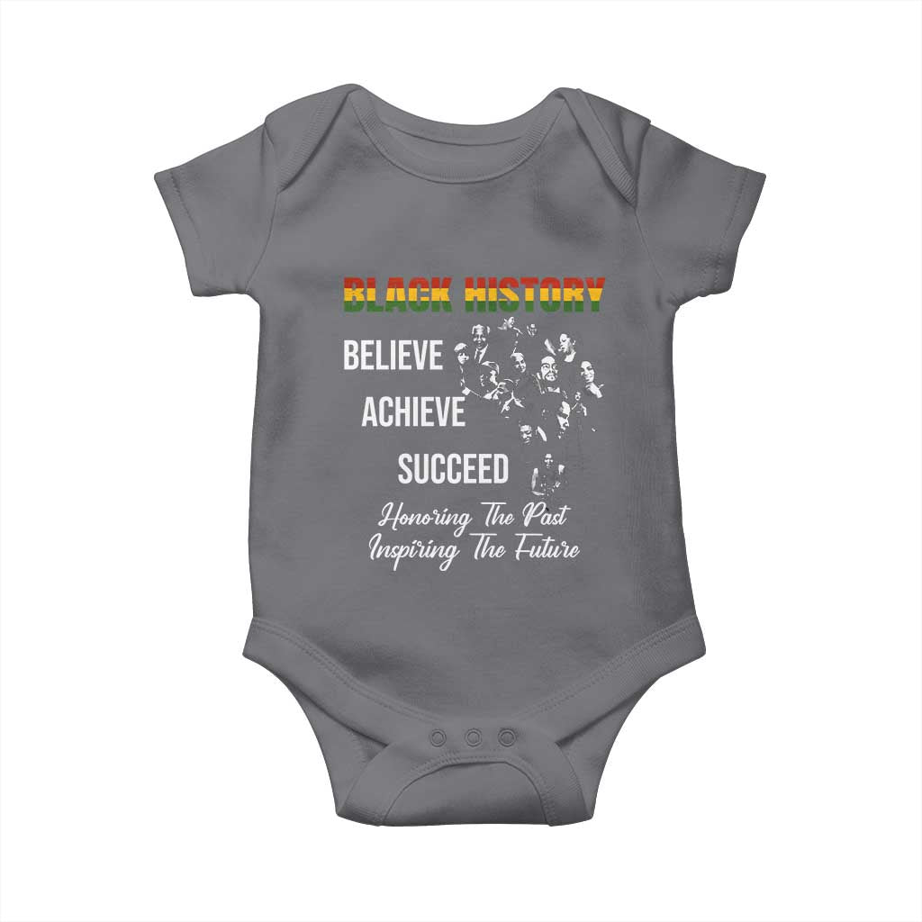 Honoring Past Inspiring Future Black History Month Baby Onesie