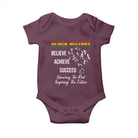 Honoring Past Inspiring Future Black History Month Baby Onesie