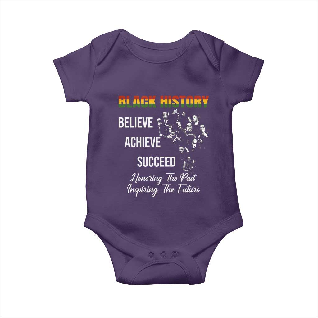 Honoring Past Inspiring Future Black History Month Baby Onesie