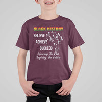 Honoring Past Inspiring Future Black History Month T Shirt For Kid