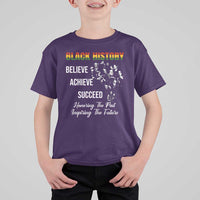 Honoring Past Inspiring Future Black History Month T Shirt For Kid