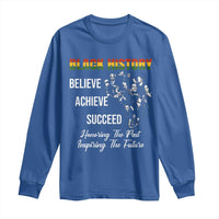 Honoring Past Inspiring Future Black History Month Long Sleeve Shirt
