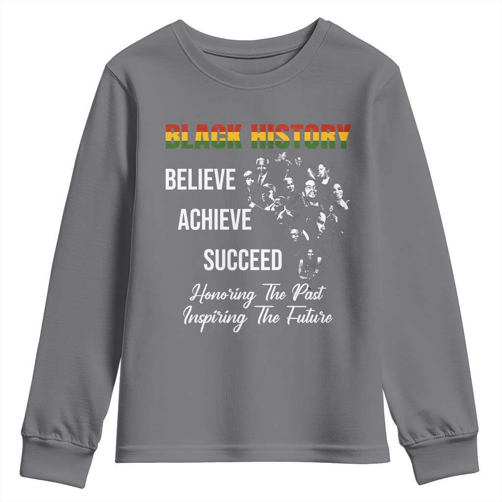 Honoring Past Inspiring Future Black History Month Youth Sweatshirt