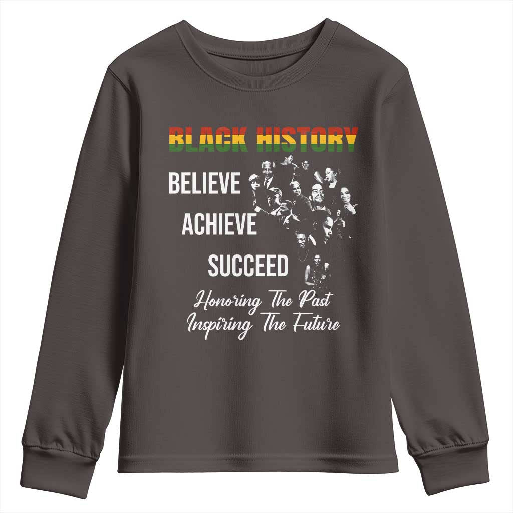 Honoring Past Inspiring Future Black History Month Youth Sweatshirt