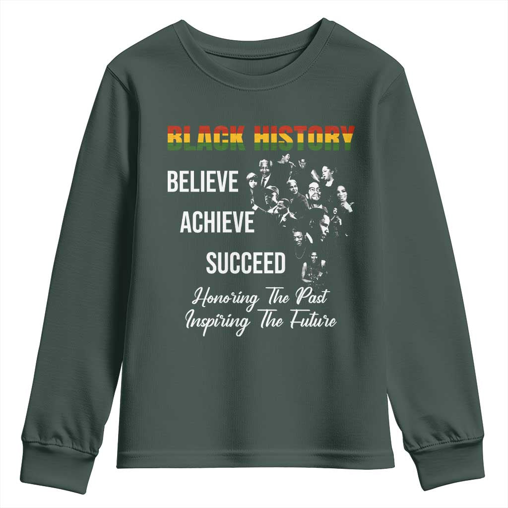 Honoring Past Inspiring Future Black History Month Youth Sweatshirt