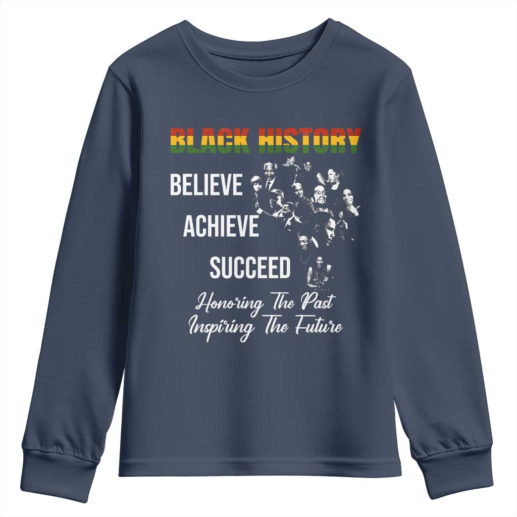 Honoring Past Inspiring Future Black History Month Youth Sweatshirt