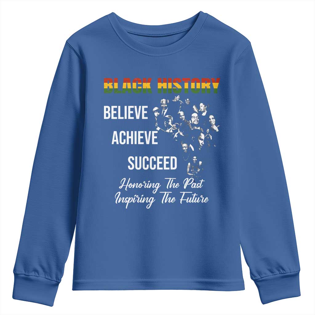 Honoring Past Inspiring Future Black History Month Youth Sweatshirt