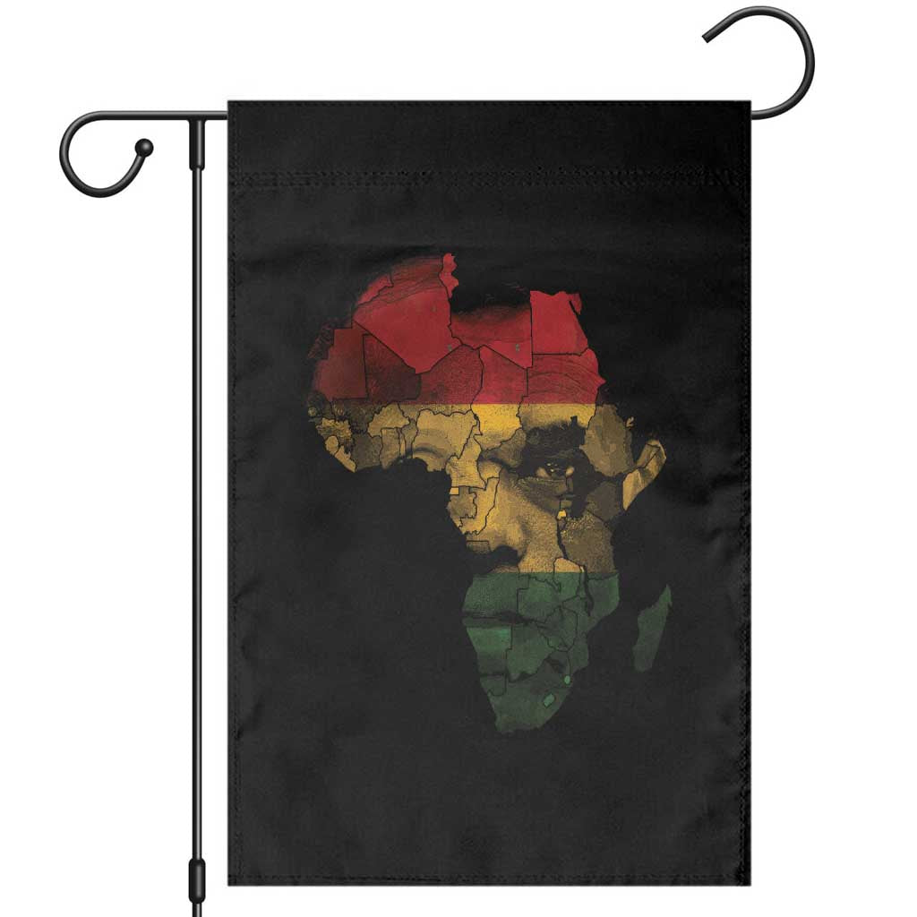 Black History Month Garden Flag Pan African Africa Map Black Pride - Wonder Print Shop