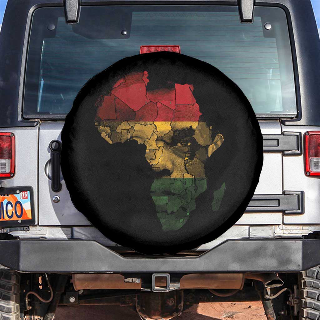 Black History Month Spare Tire Cover Pan African Africa Map Black Pride - Wonder Print Shop