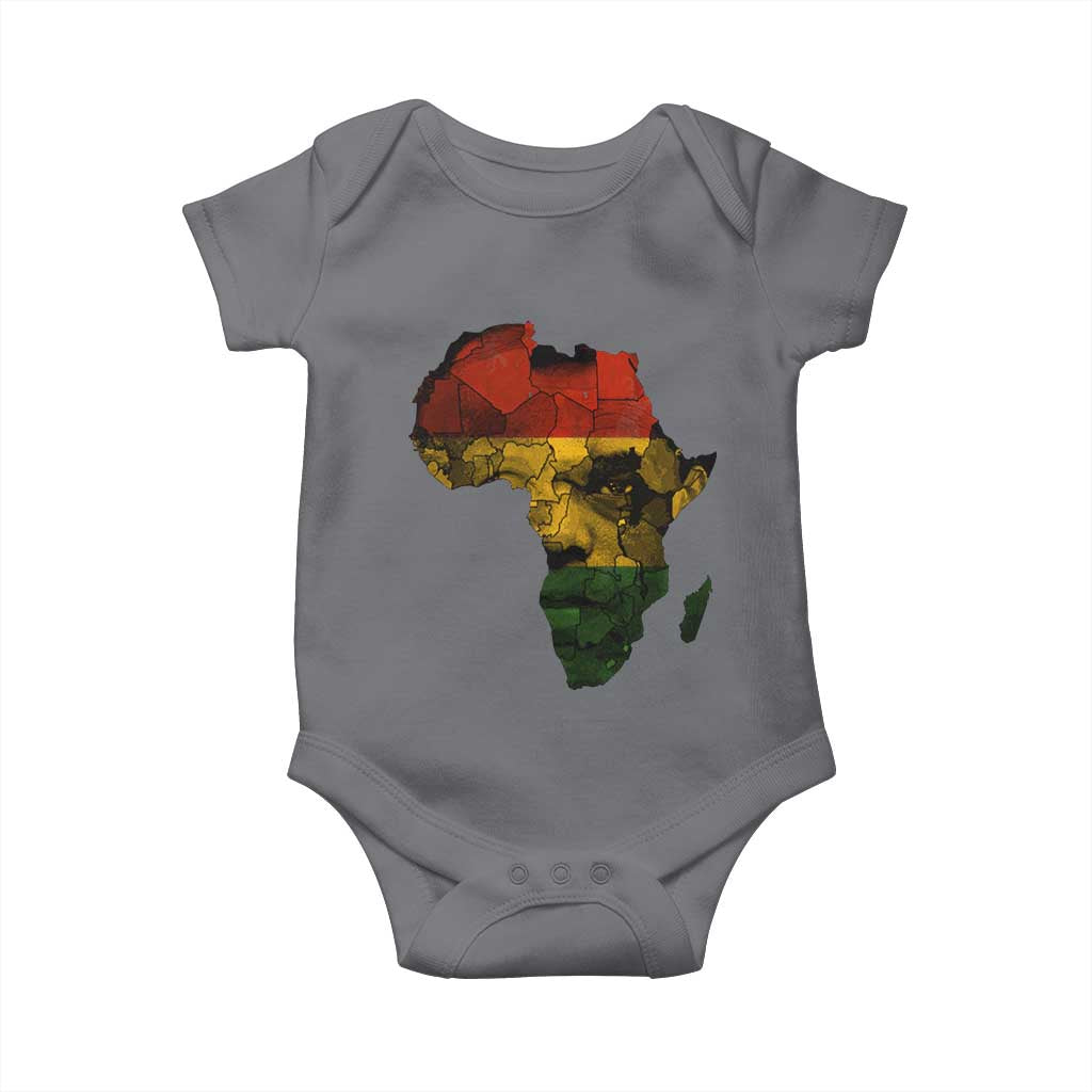 Black History Month Baby Onesie Pan African Africa Map Black Pride - Wonder Print Shop