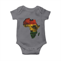 Black History Month Baby Onesie Pan African Africa Map Black Pride - Wonder Print Shop