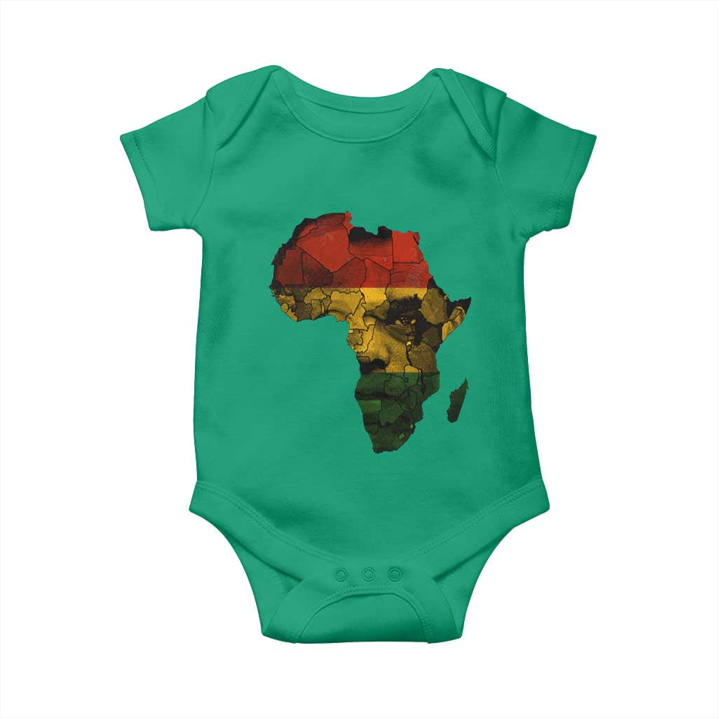 Black History Month Baby Onesie Pan African Africa Map Black Pride - Wonder Print Shop