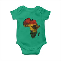 Black History Month Baby Onesie Pan African Africa Map Black Pride - Wonder Print Shop