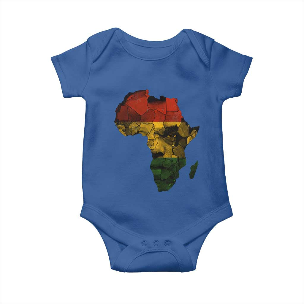 Black History Month Baby Onesie Pan African Africa Map Black Pride - Wonder Print Shop