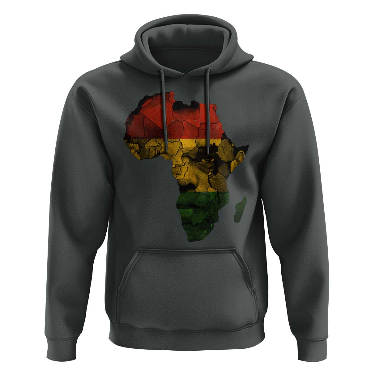 Black History Month Hoodie Pan African Africa Map Black Pride - Wonder Print Shop