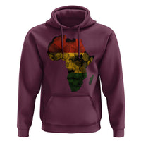 Black History Month Hoodie Pan African Africa Map Black Pride - Wonder Print Shop