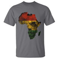 Black History Month T Shirt Pan African Africa Map Black Pride - Wonder Print Shop